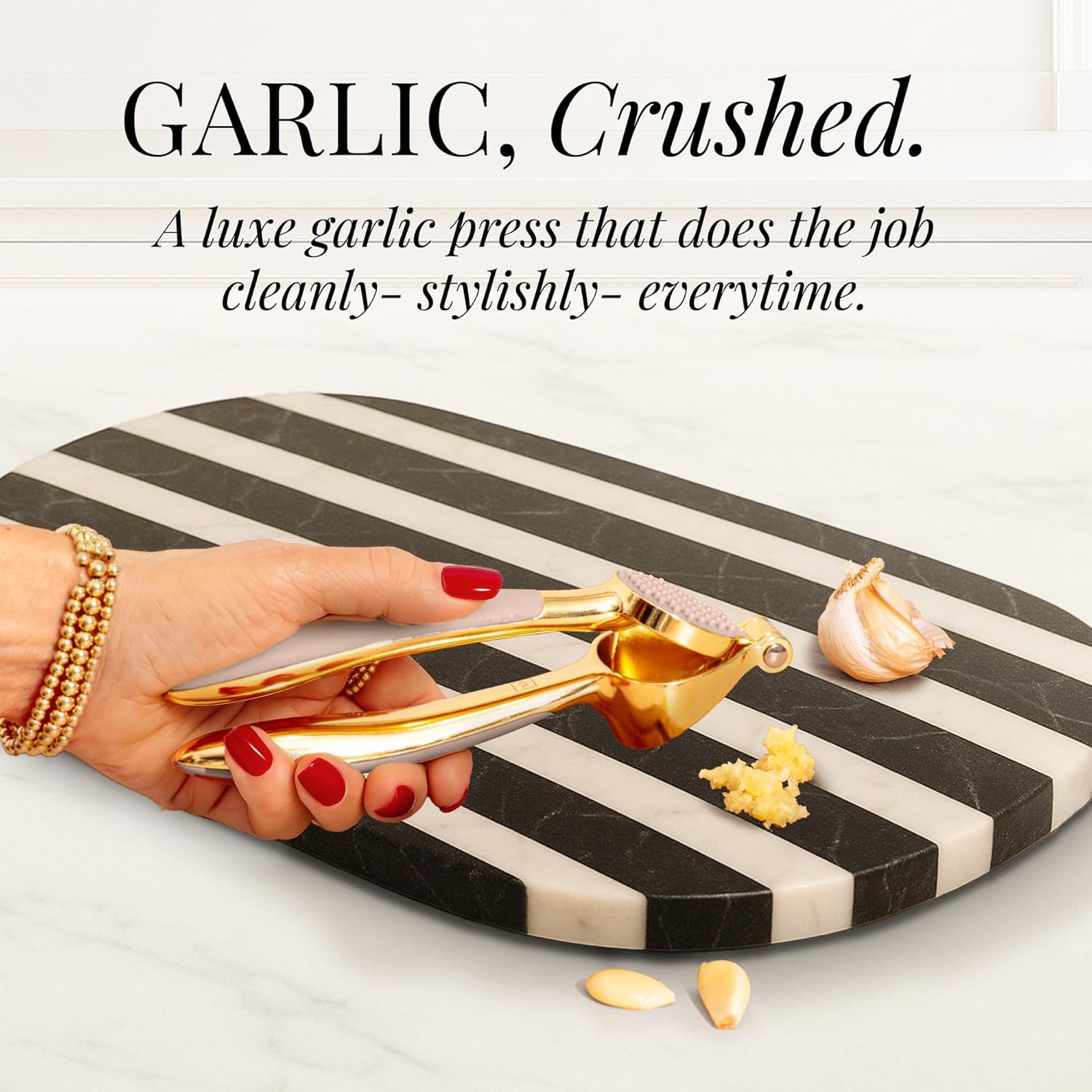 Beige & Gold Tool Set