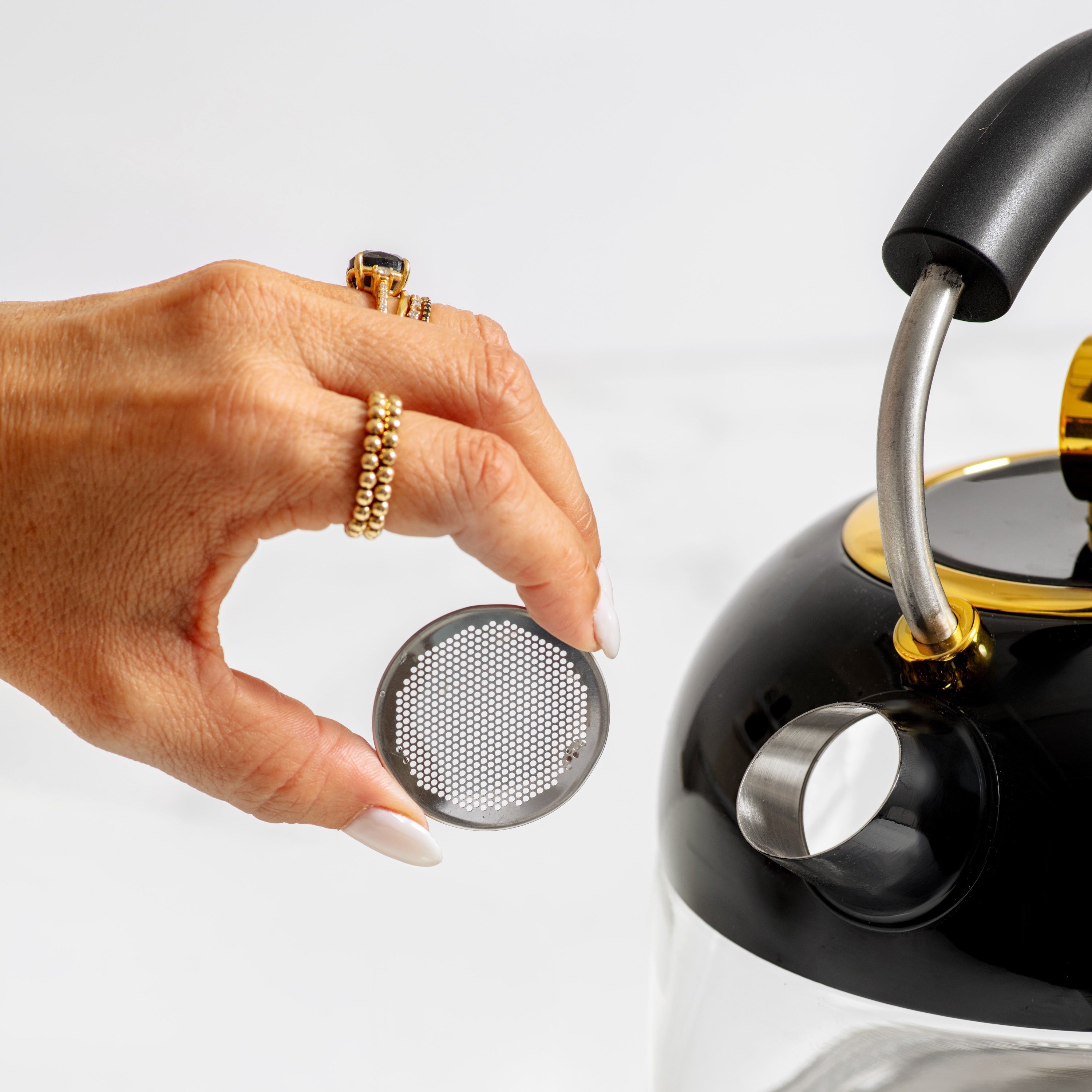 Black and Gold Electric Kettle