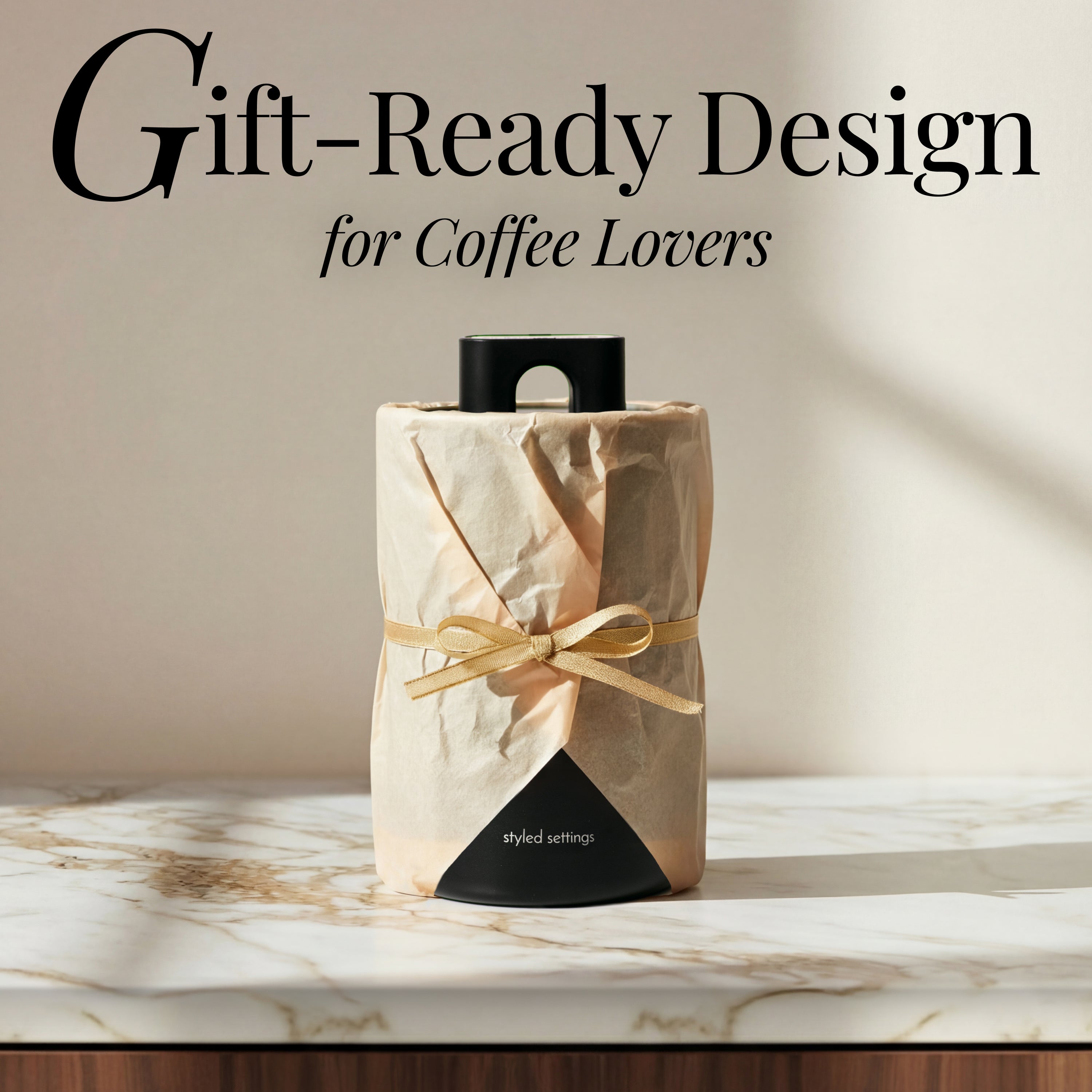 Black Coffee Canister