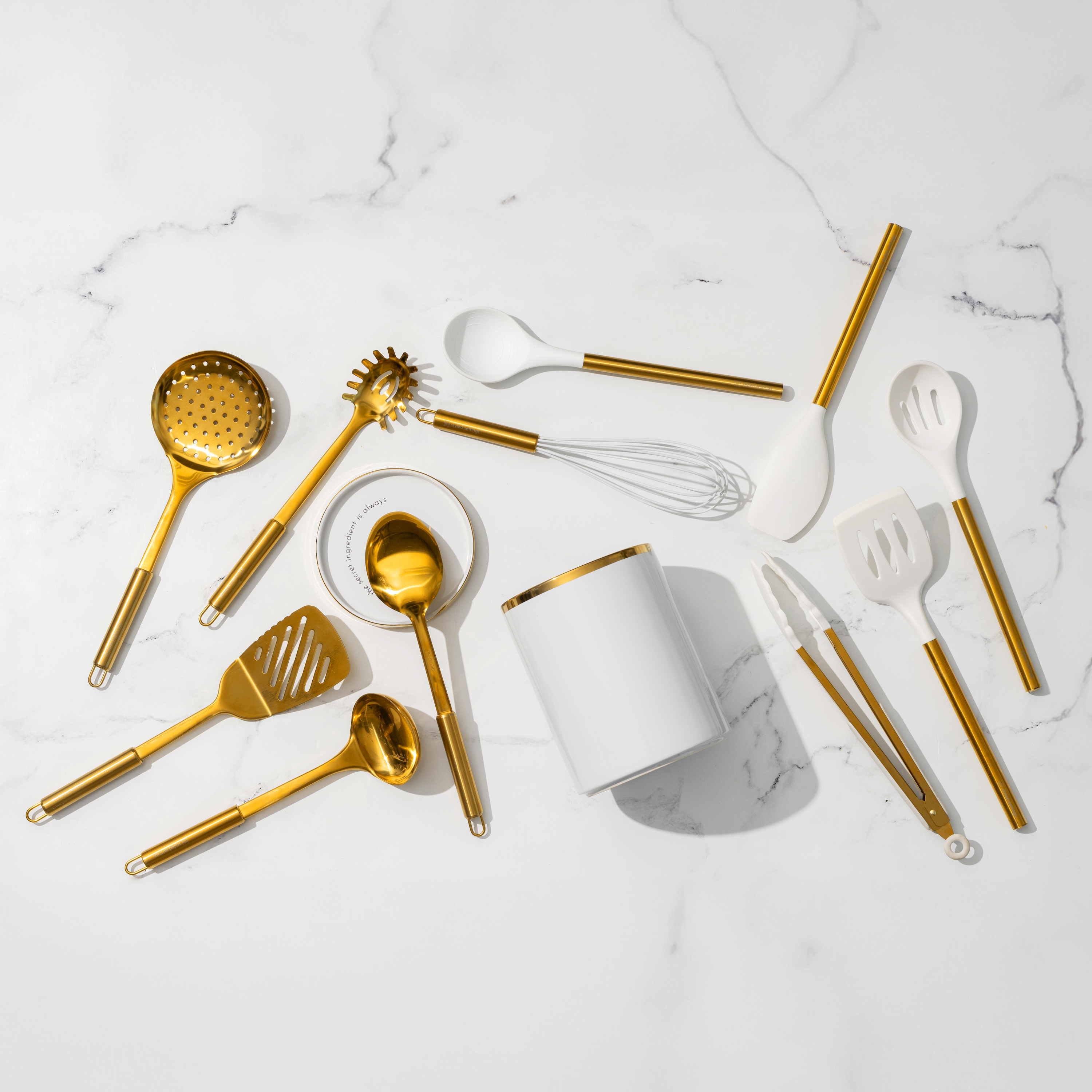 White and Gold Kitchen Bundle - Styled Settings